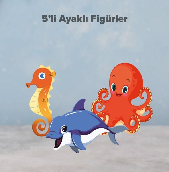 Mavi Deniz Altı Figürleri