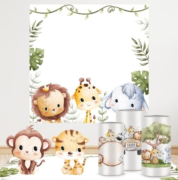 Cute Safari Konseptli Mega 3 Paket