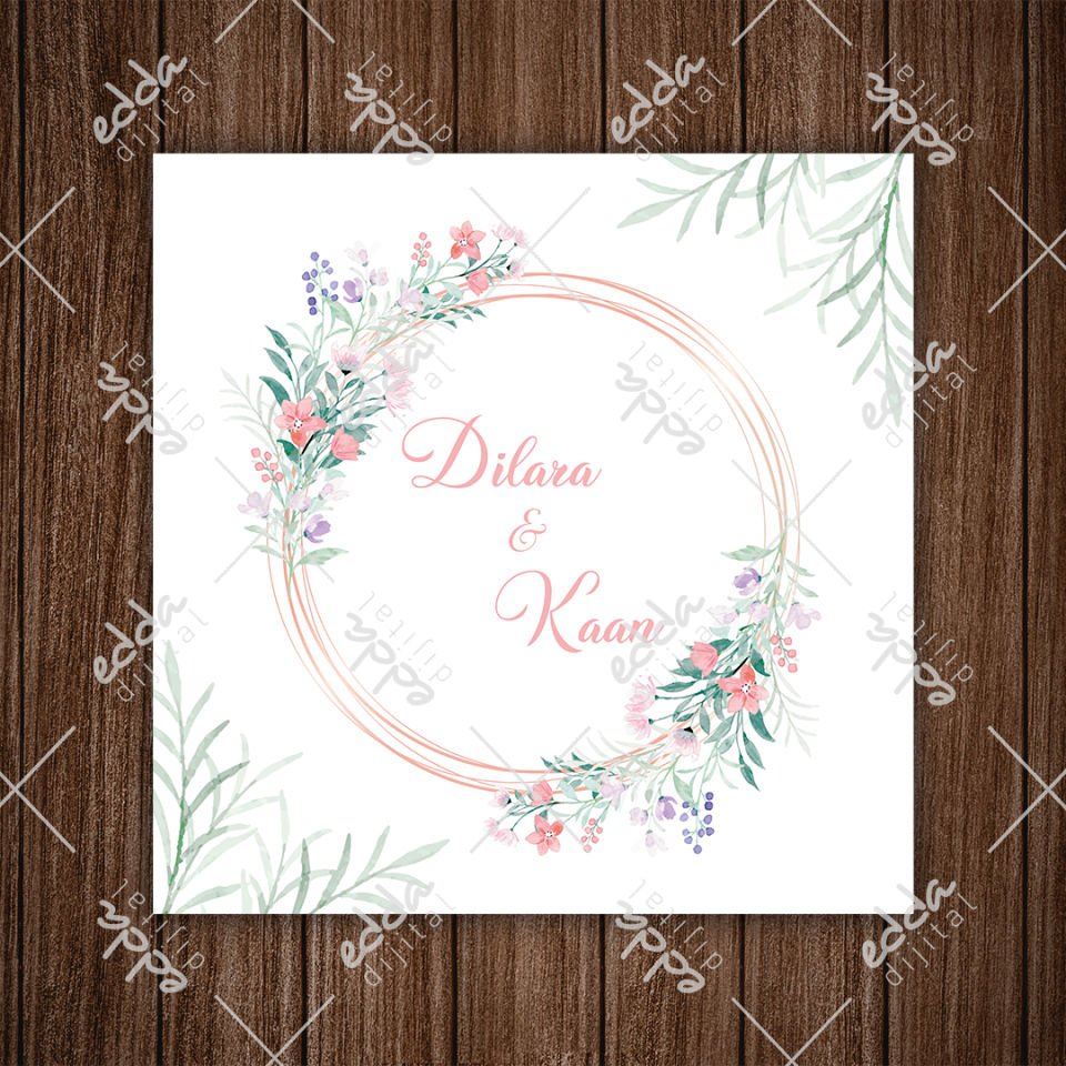 Çiçek Desenli Dans Pisti Kaplaması