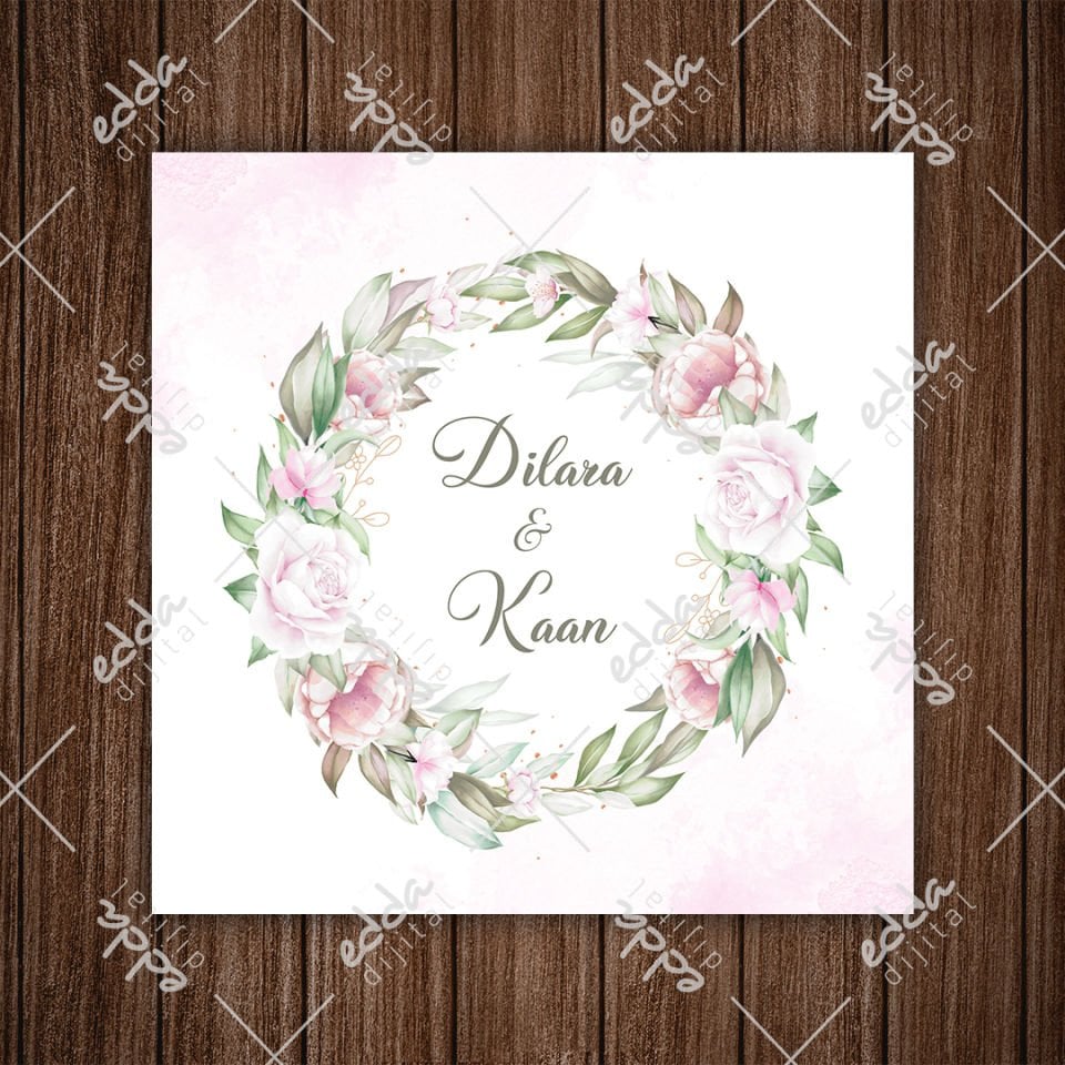 Gül Desenli Dans Pisti Kaplaması