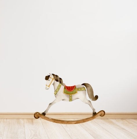 At Temalı Ayaklı Pano