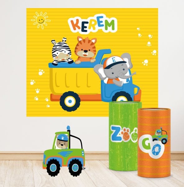 Cute Cars Konseptli Mini 3 Paket