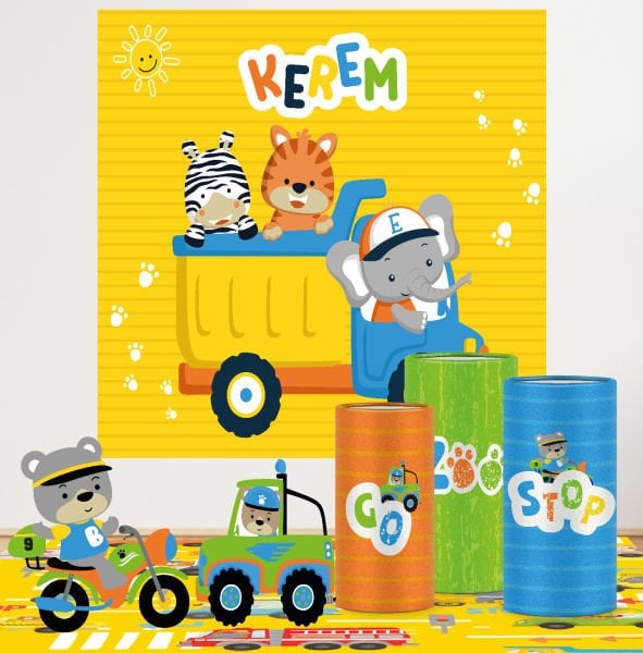 Cute Cars Konseptli Efsane 1 Paket