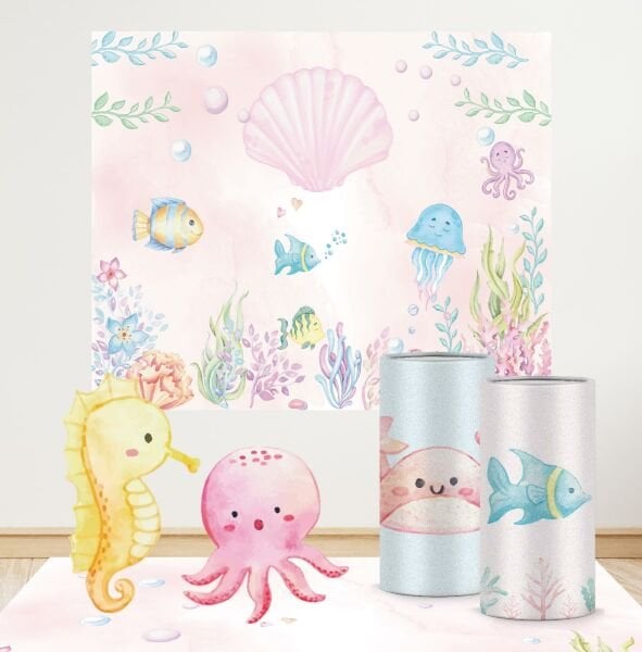 Sevimli Denizaltı Konseptli Mini 1 Paket