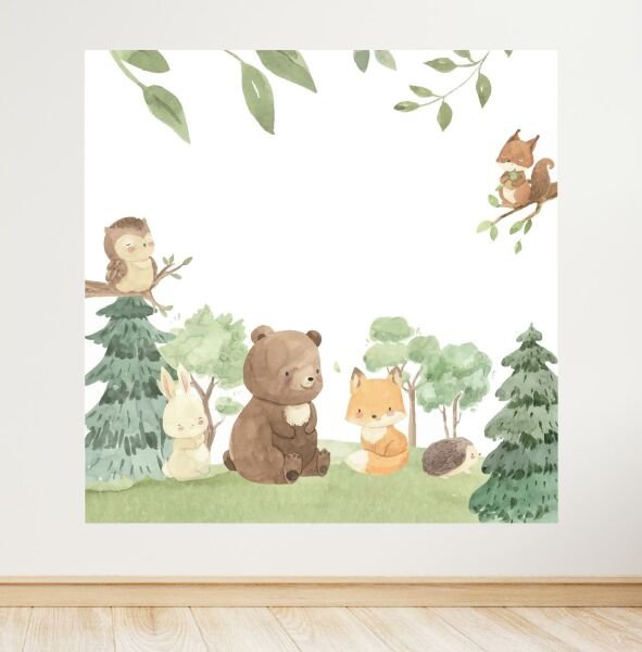 Wood Temalı Doğum Günü Afişi