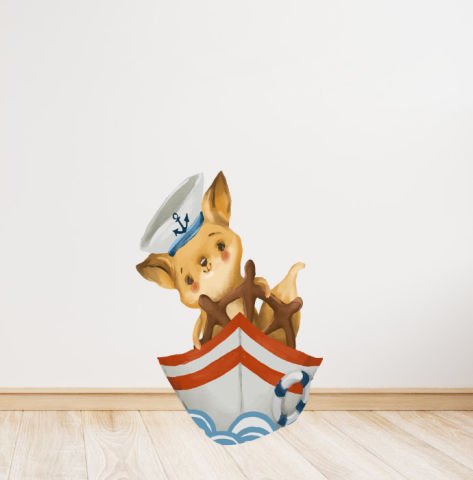 Denizci Temalı Ayaklı Pano