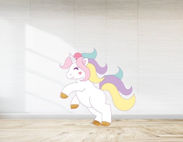Unıcorn Temalı Ayaklı Pano