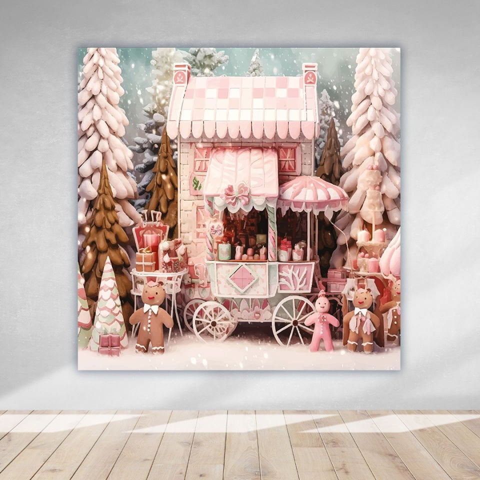 Pastane Temalı Doğum Günü Afişi