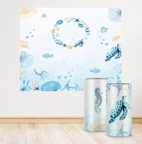 Deniz Altı Konseptli Mini 4 Paket