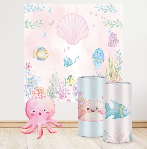 Sevimli Denizaltı Konseptli Mega 4 Paket