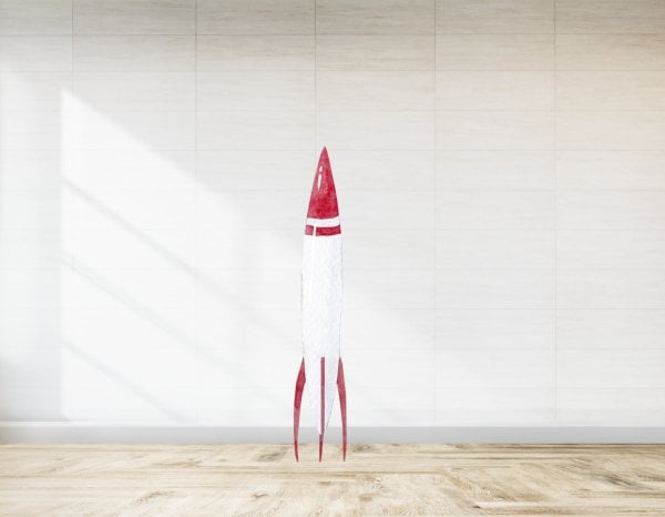 Uzay Mekiği  Temalı Ayaklı Pano