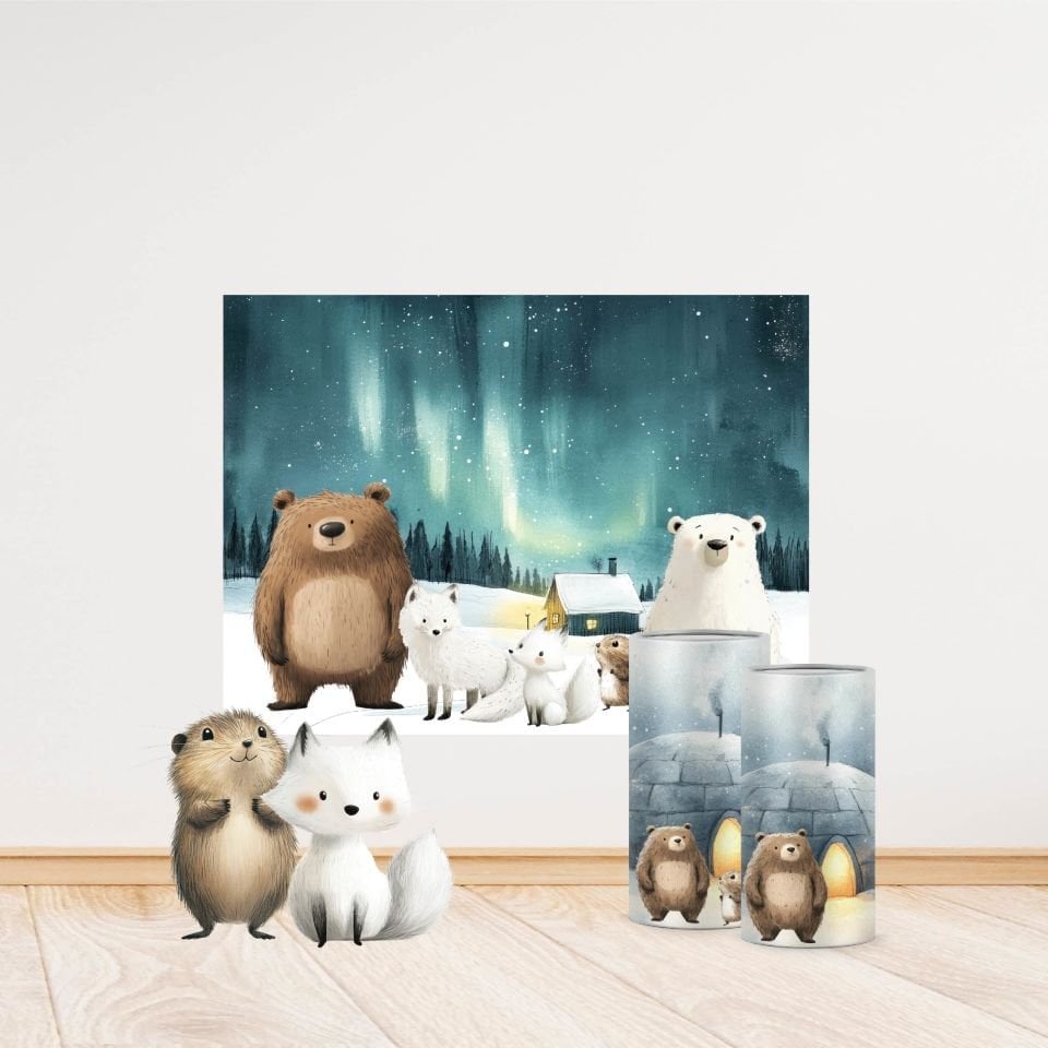 Kutup Ayısı Konseptli Mini 2 Paket