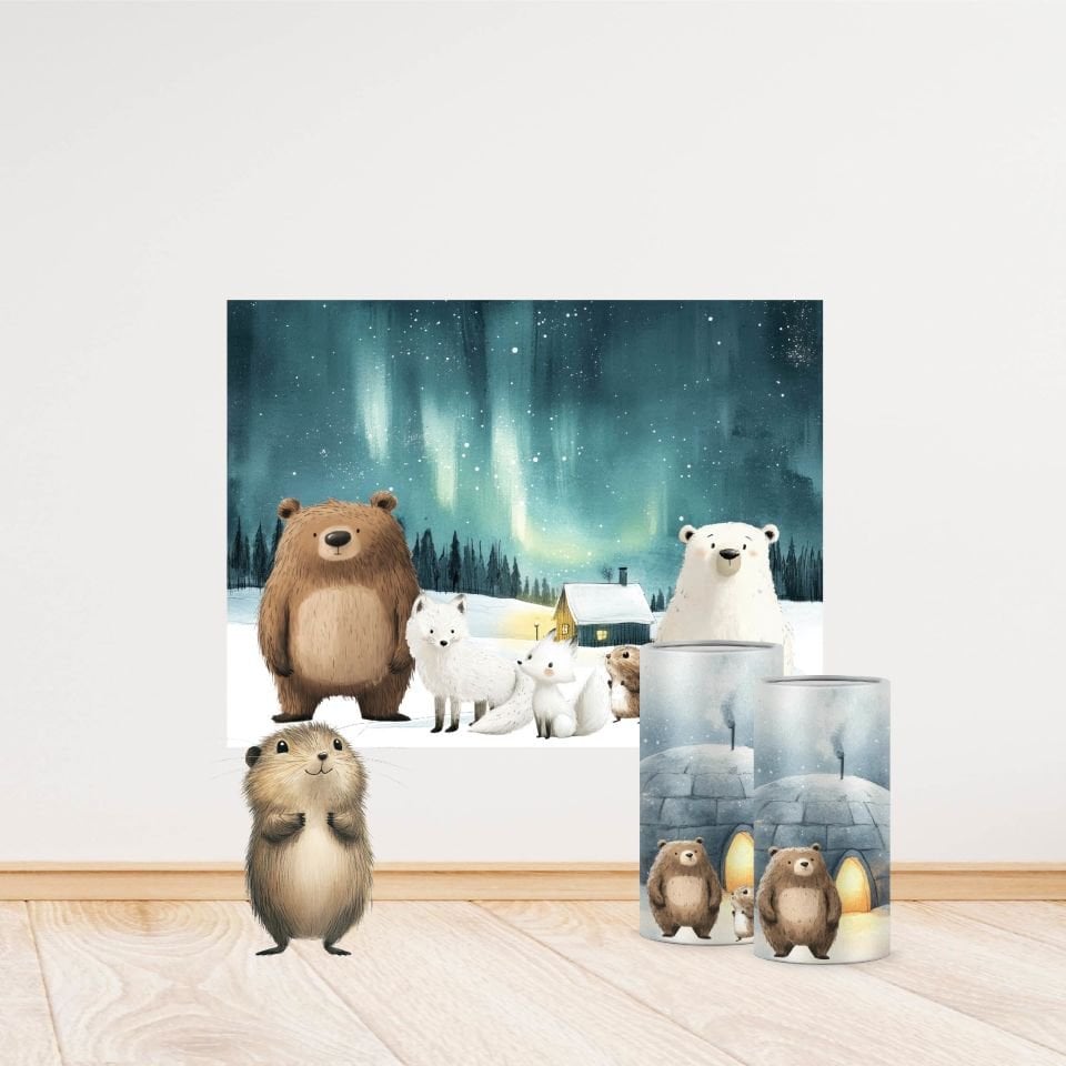 Kutup Ayısı  Konseptli Mini 3 Paket