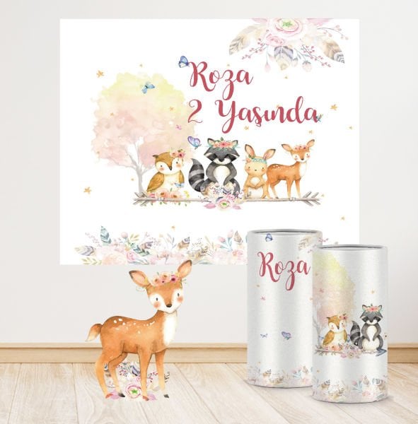 Woodland Konseptli Mini 3 Paket