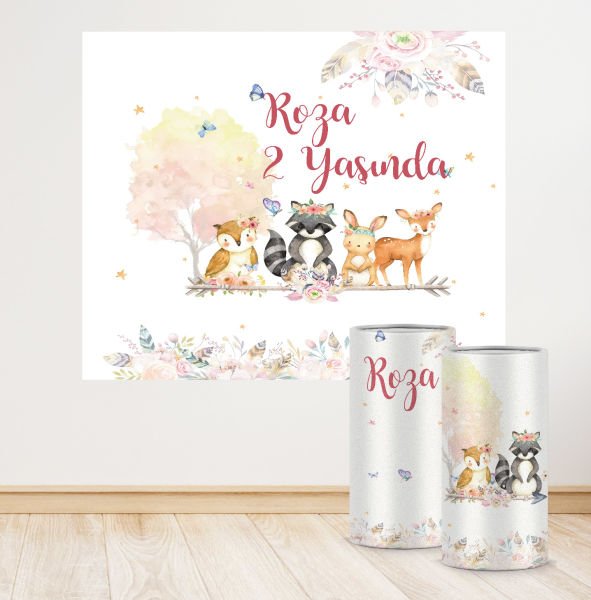 Woodland Konseptli Mini 4 Paket