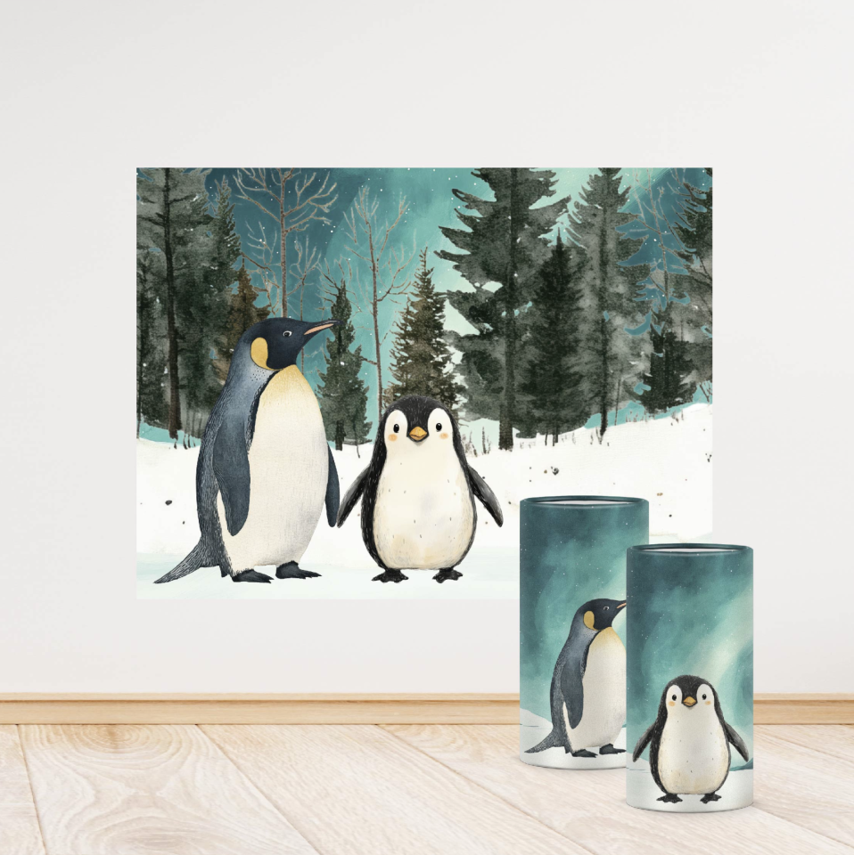 Penguen Konseptli Mini 4 Paket