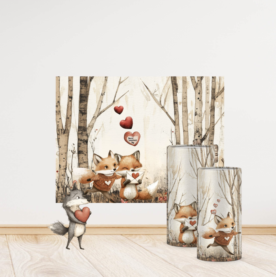 Sevimli Tilki Konseptli Mini 3 Paket