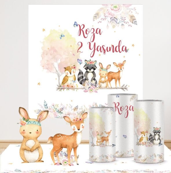 Woodland Teması Mega 3 Paket