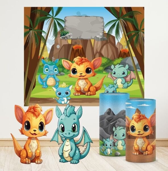 Bebek Dinolar Konseptli Mini 2 Paket