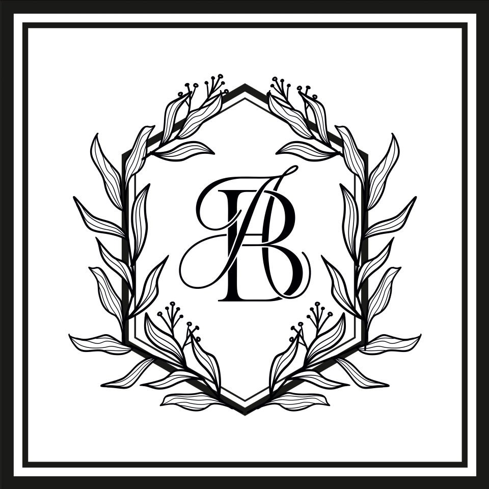 Siyah Beyaz Çiçek Desenli Dans Pisti Kaplaması