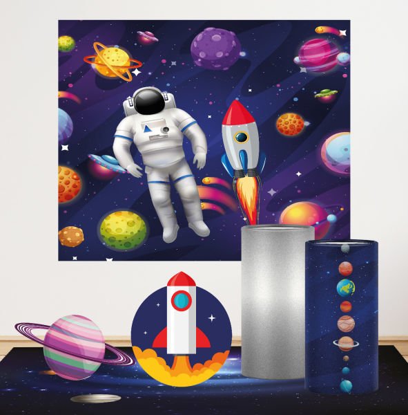 Uzay Konseptli Mini 1 Paket