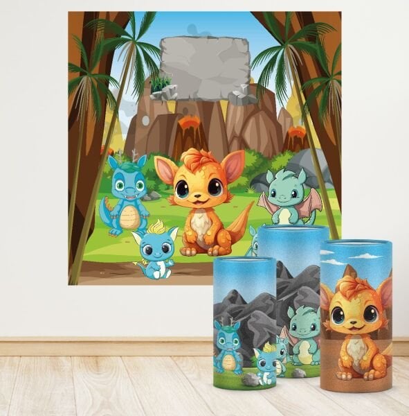 Bebek Dinolar Konseptli Efsane 4 Paket