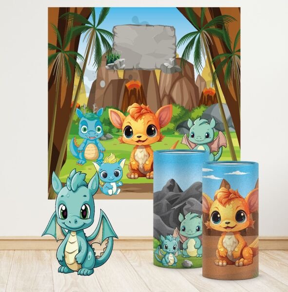 Bebek Dinolar Konseptli Mega 4 Paket