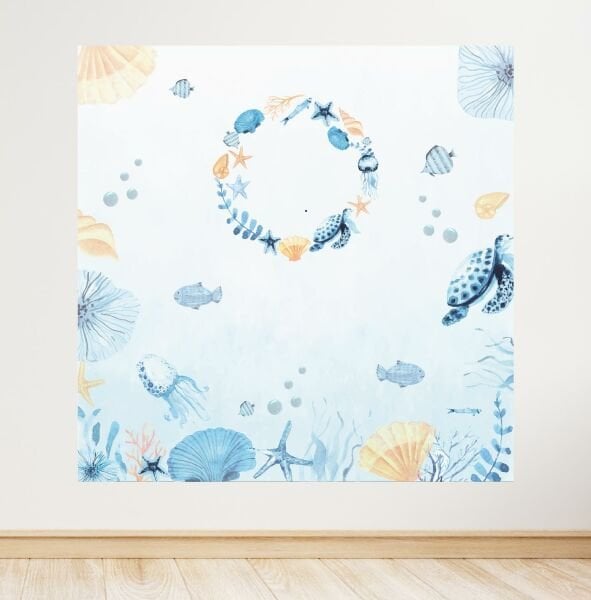 Denizaltı Doğum Günü Afişi