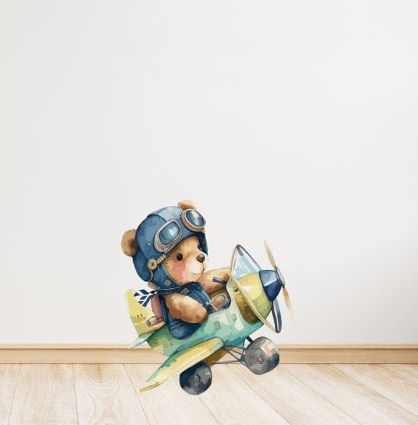 Pilot Ayı Temalı Ayaklı Pano