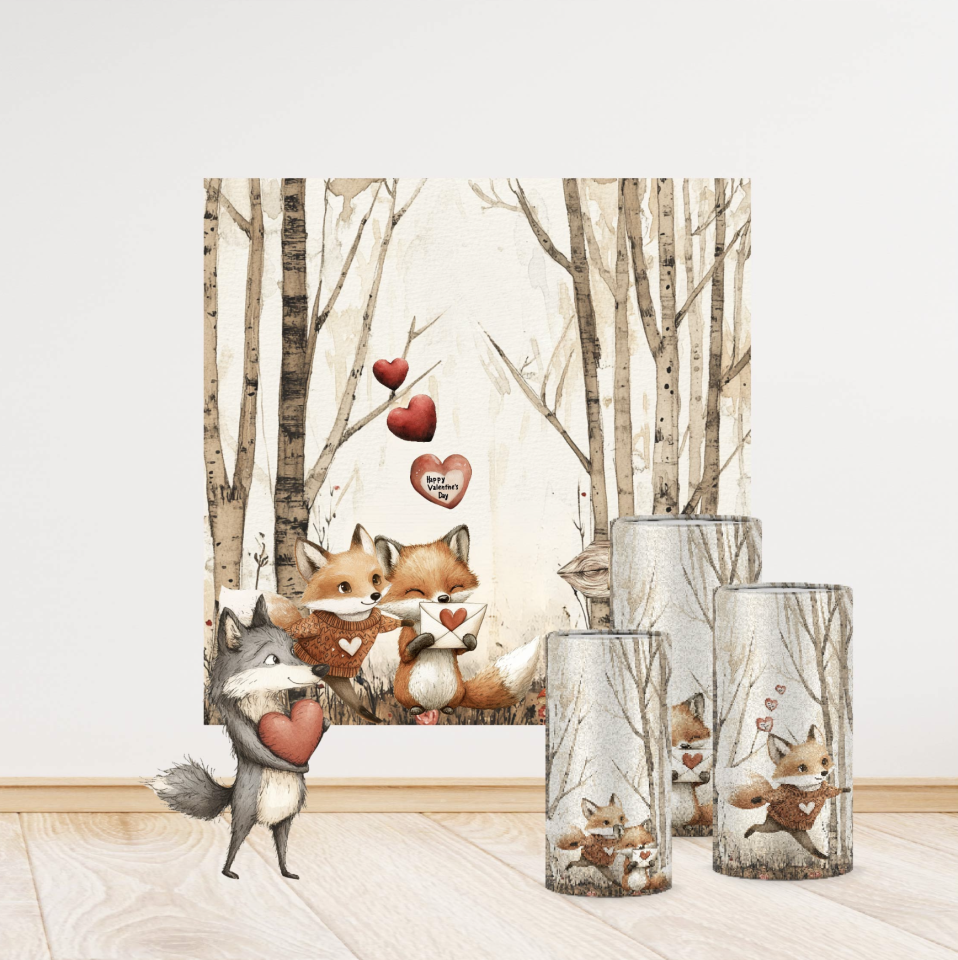 Sevimli Tilki Konseptli Efsane 3 Paket