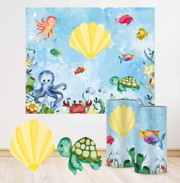 Deniz Altı Temalı Mini 2 Paket