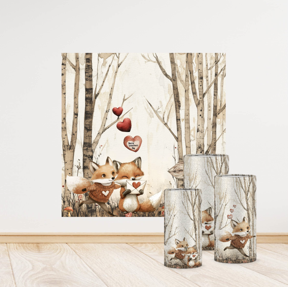 Sevimli Tilki Konseptli Efsane 4 Paket