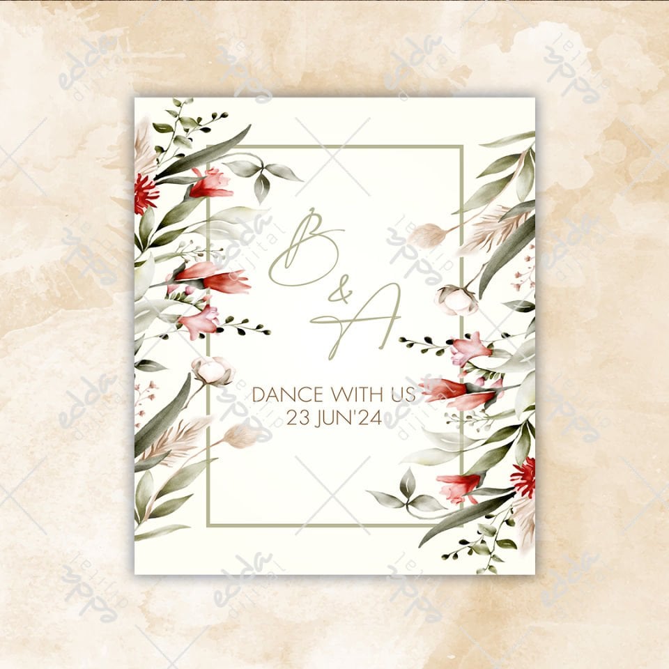 Çiçek Desenli Dans Pisti Kaplaması