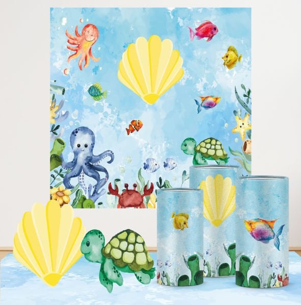 Deniz Altı Teması Mega 3 Paket