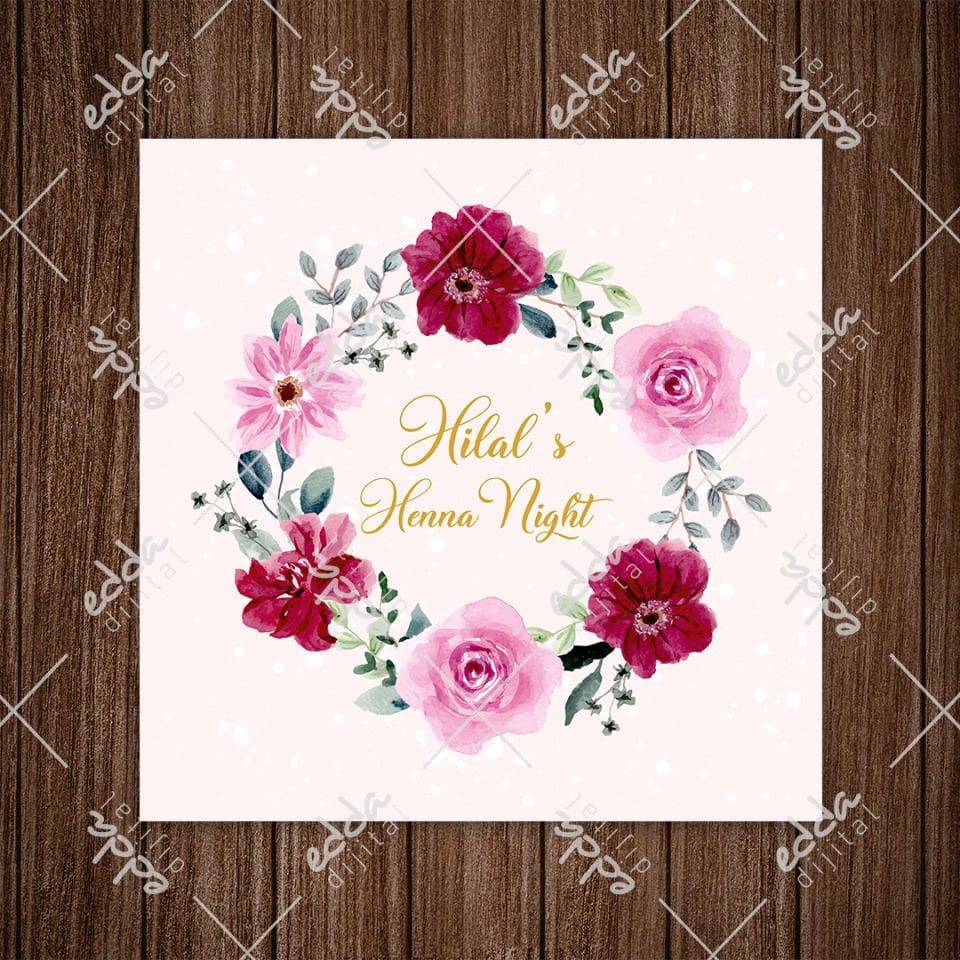 Çiçek Desenli Dans Pisti Kaplaması