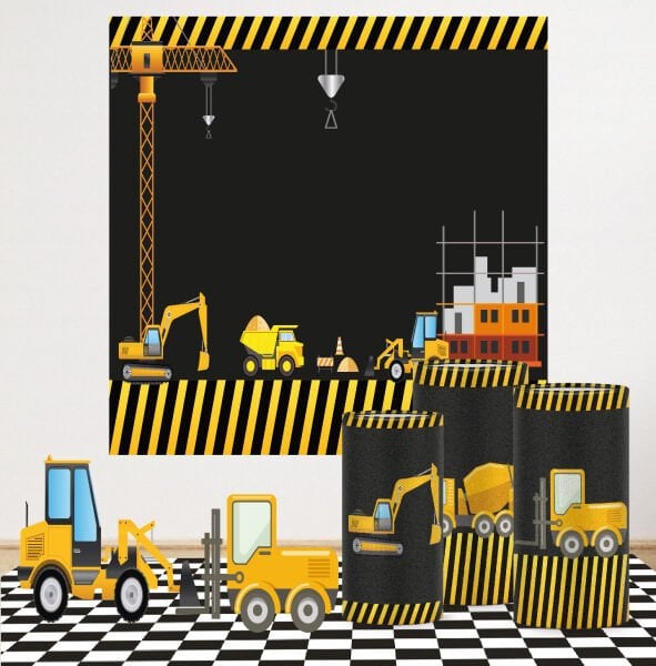 İnşaat Teması Mega 3 Paket