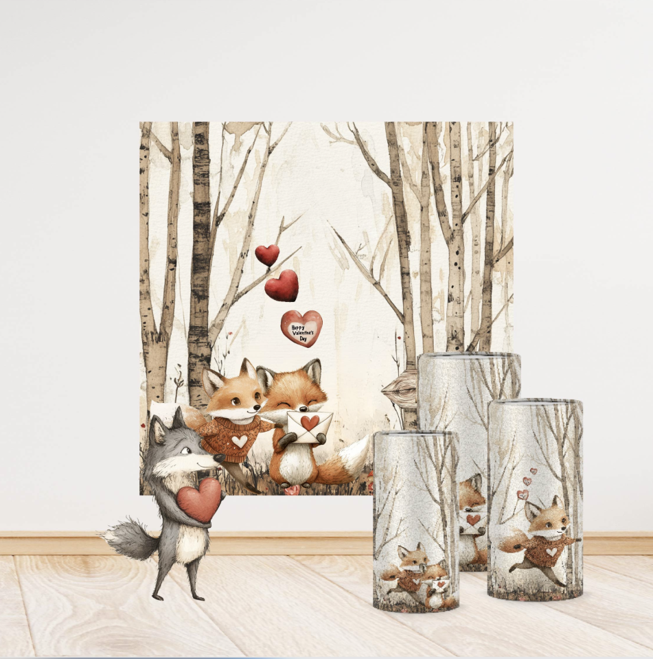 Sevimli Tilki Konseptli Mega 2 Paket