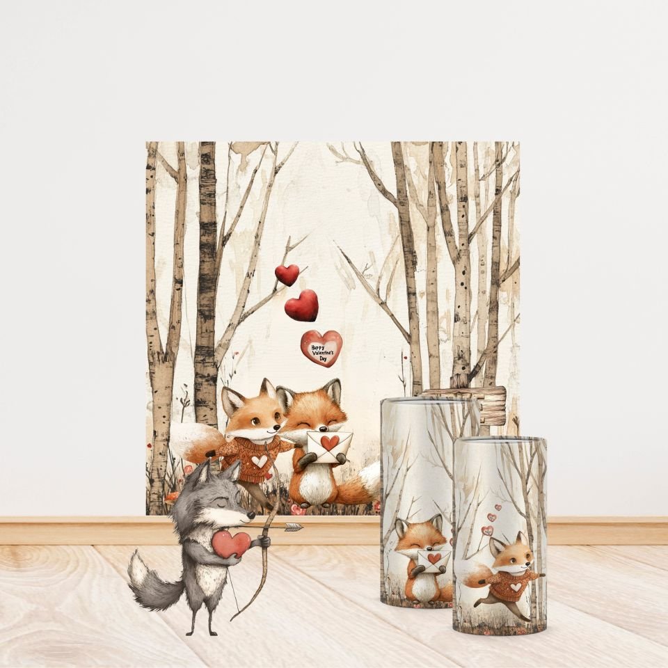 Sevimli Tilki Konseptli Mega 4 Paket