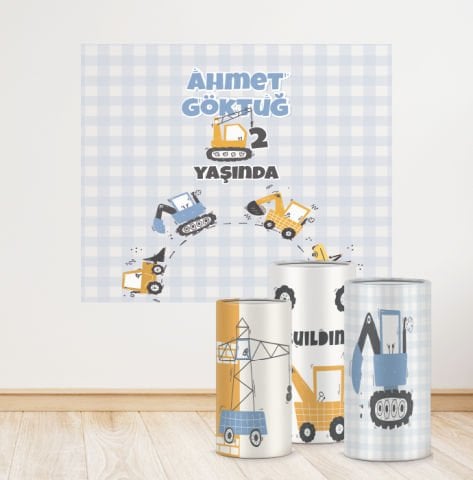 İnşaat Konseptli Efsane 4 Paket