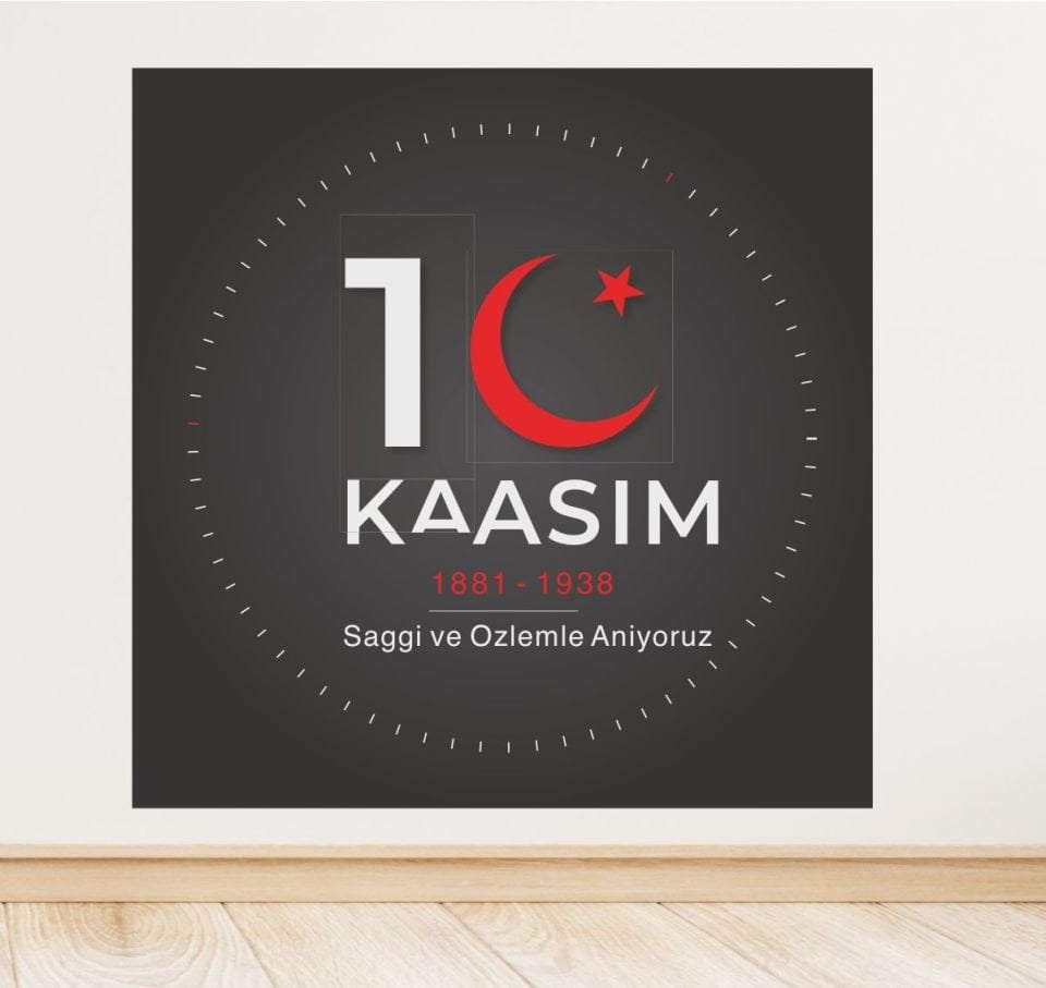 10 KASIM Temalı Afiş