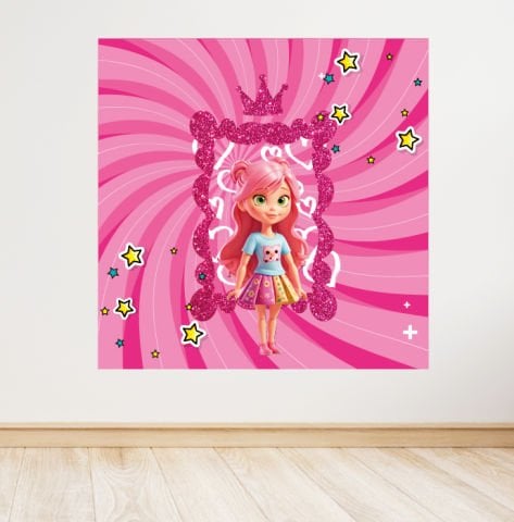 Barbie Konseptli Doğum Günü Afişi