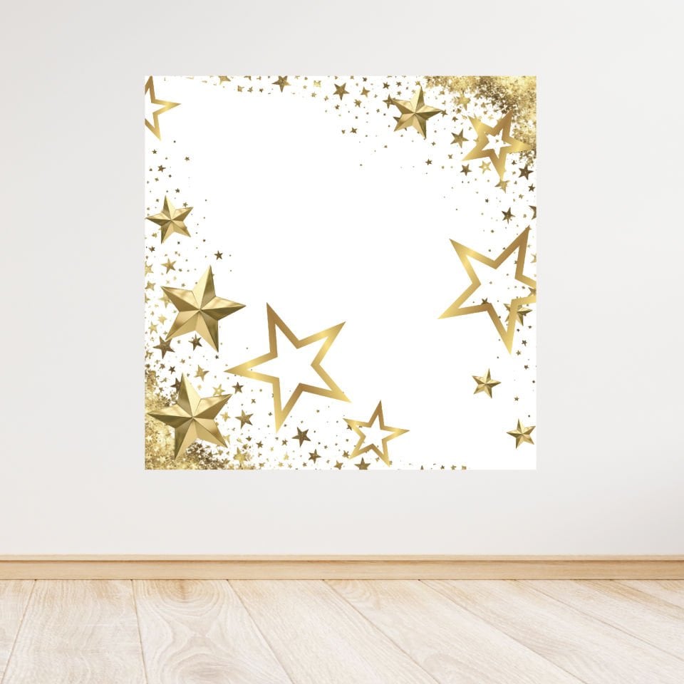 Yıldız Temalı Doğum Günü Afiş