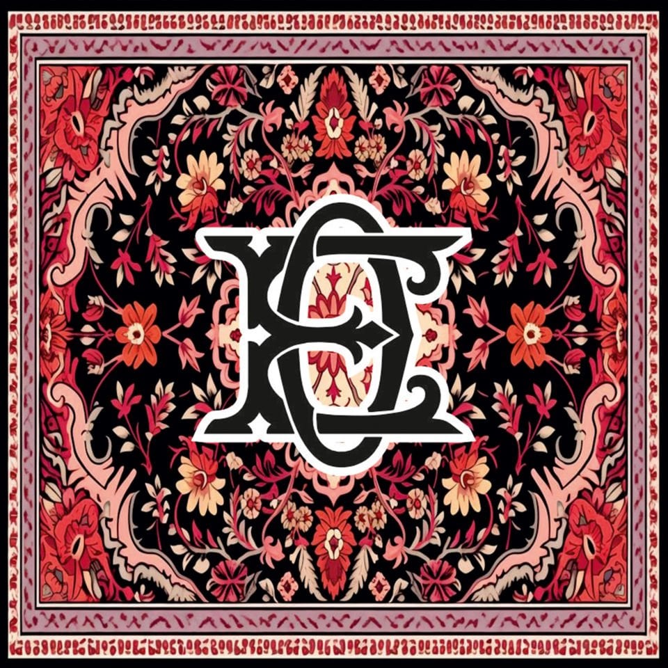 Çiçekli Etnik Desenli Dans Pisti Kaplaması