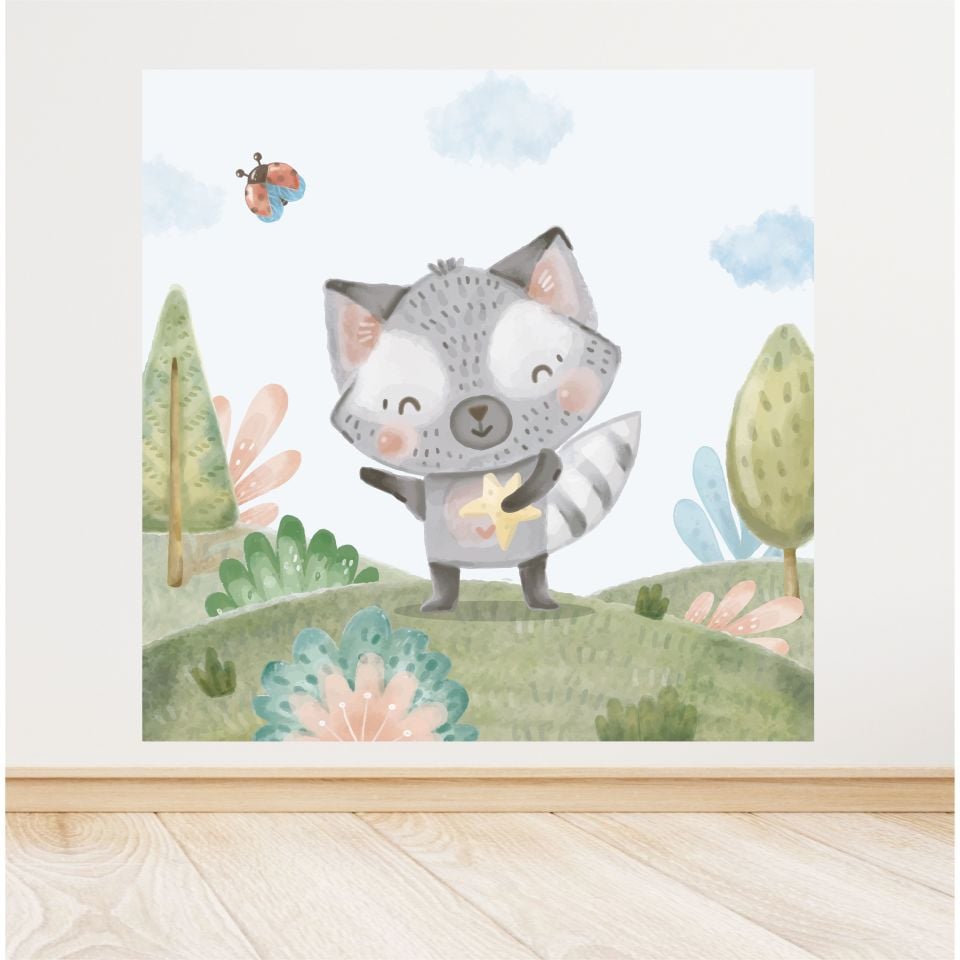 Safari Temalı Doğum Günü Afişi