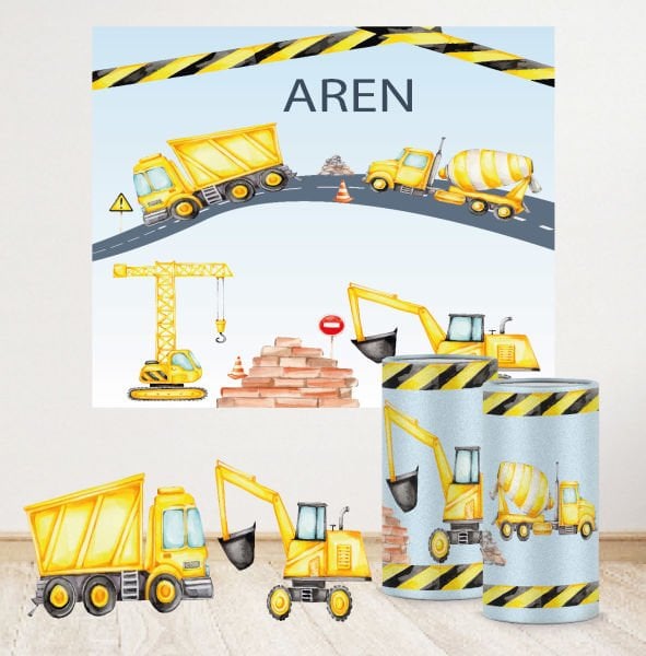 İnşaat Konseptli Mini 2 Paket