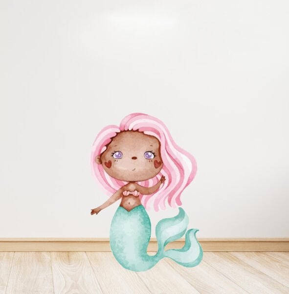 Deniz Kızı Temalı Ayaklı Pano