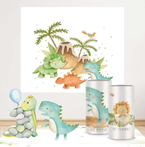 Dinozor Konseptli Mini 1 Paket