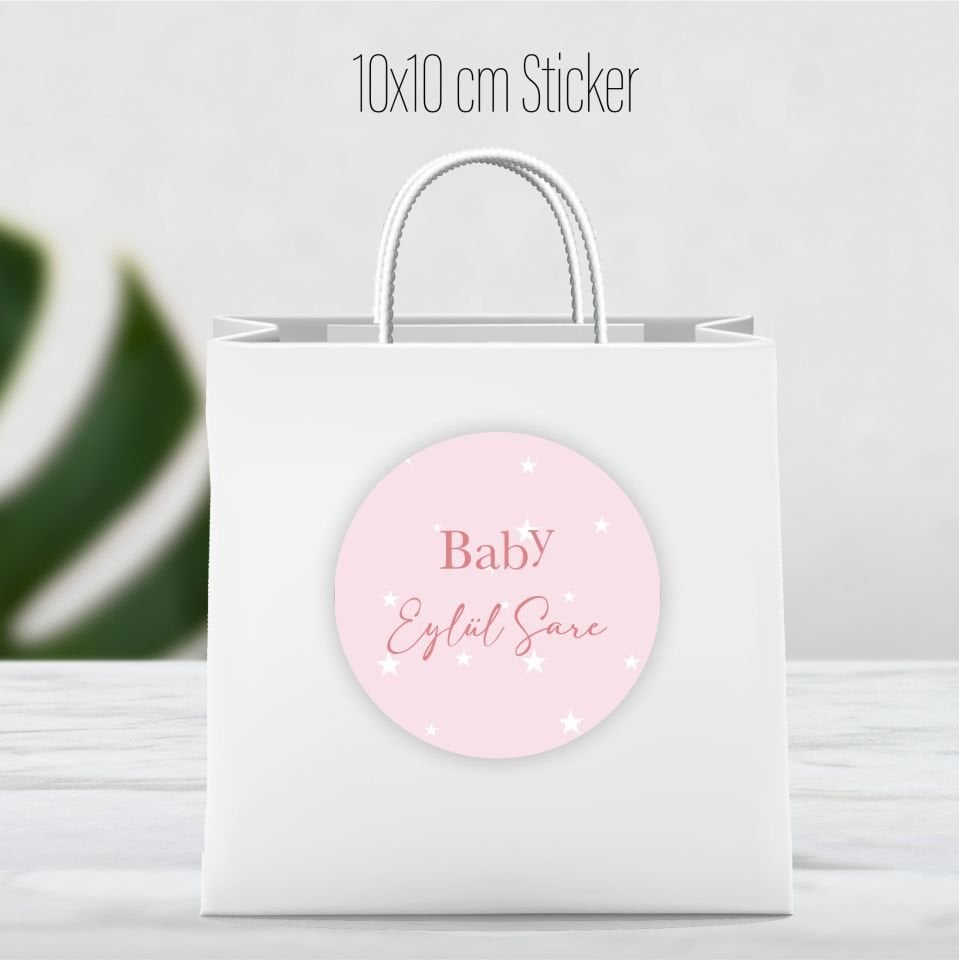 Yapışkanlı Çanta Etiketi