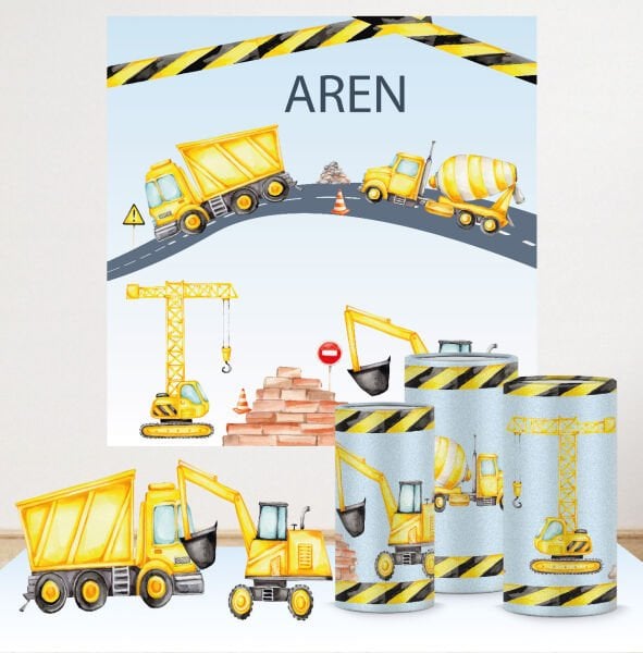 İnşaat Konseptli Mega 1 Paket