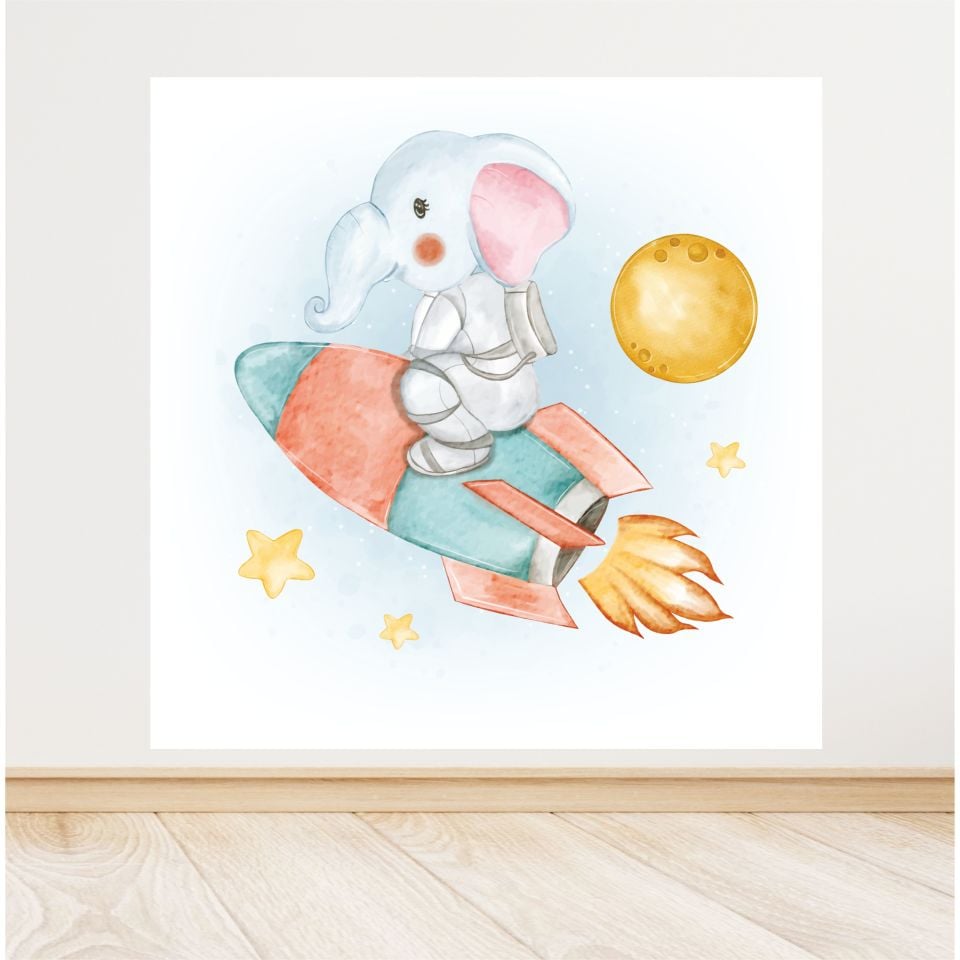 Safari Temalı Doğum Günü Afişi